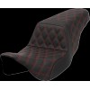 Șa cu trepte - Lattice Stitch - cusătură roșie SADDLEMEN 808-07B-17504