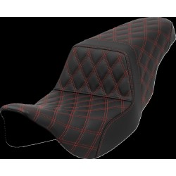 Șa cu trepte - Lattice Stitch - cusătură roșie SADDLEMEN 808-07B-17504