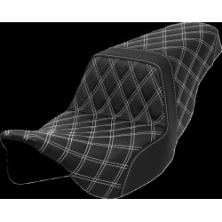 Șa cu trepte - Lattice Stitch - cusătură albă SADDLEMEN 808-07B-17506 Șa cu trepte - Lattice Stitch - cusătură albă SADDLEMEN 808-07B-17506