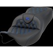 Șa roadsofa - cusătură în grilaj - cusătură albastră SADDLEMEN 808-07B-18201 thumb