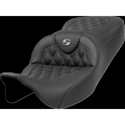 Șa Roadsofa - Lattice Stitch - cusătură gri SADDLEMEN 808-07B-18202 Șa Roadsofa - Lattice Stitch - cusătură gri SADDLEMEN 808-07B-18202
