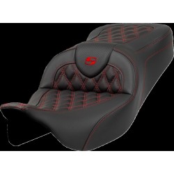 Șa Roadsofa - Lattice Stitch - cusătură roșie SADDLEMEN 808-07B-18204 Șa Roadsofa - Lattice Stitch - cusătură roșie SADDLEMEN 808-07B-18204