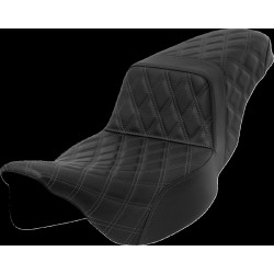 Șa Step - cusătură lattice - cusătură gri - reach extins SADDLEMEN 808-07E-17502 Șa Step - cusătură lattice - cusătură gri - reach extins SADDLEMEN 808-07E-17502