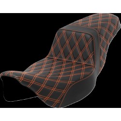 Șa tip Step-Up - Lattice Stitch - cusătură portocalie - rază extinsă SADDLEMEN 808-07E-17503