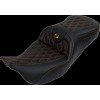 Șa roadsofa ls cu cusătură portocalie SADDLEMEN 808-07B-182B3