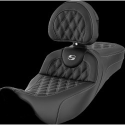 Șa ROADSOFA LS EXT RCH cu cusături argintii SADDLEMEN 808-07B-184B5