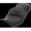 Șa RoadSofa - Honeycomb - cusătură roșie - fără spătar SADDLEMEN 808-07B-18904