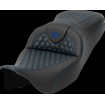 Șa RoadSofa - Honeycomb - cusătură albastră - fără spătar SADDLEMEN 808-07B-18901 Șa RoadSofa - Honeycomb - cusătură albastră - fără spătar SADDLEMEN 808-07B-18901 thumb