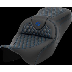 Șa RoadSofa - Honeycomb - cusătură albastră - fără spătar SADDLEMEN 808-07B-18901 Șa RoadSofa - Honeycomb - cusătură albastră - fără spătar SADDLEMEN 808-07B-18901