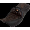 Șa RoadSofa - Honeycomb - cusătură portocalie - fără spătar SADDLEMEN 808-07B-18903