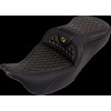 Șa RoadSofa - Honeycomb - cusătură aurie - fără spătar SADDLEMEN 808-07B-18907