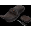 Șa RoadSofa - Honeycomb - cusătură portocalie - cu spătar SADDLEMEN 808-07B-189B3 Șa RoadSofa - Honeycomb - cusătură portocalie - cu spătar SADDLEMEN 808-07B-189B3 thumb