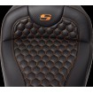 Șa RoadSofa - Honeycomb - cusătură portocalie - cu spătar SADDLEMEN 808-07B-189B3 Șa RoadSofa - Honeycomb - cusătură portocalie - cu spătar SADDLEMEN 808-07B-189B3 thumb