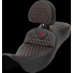 Șa RoadSofa - Honeycomb - cusătură roșie - cu spătar SADDLEMEN 808-07B-190B4 Șa RoadSofa - Honeycomb - cusătură roșie - cu spătar SADDLEMEN 808-07B-190B4 thumb
