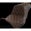 Șa Pro Series SDC Performance - fără spătar - cusătură portocalie SADDLEMEN SC80807ORA