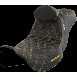 Scaun Pro Series SDC Performance - cu spătar - cusătură aurie SADDLEMEN SC80807GOLRT Scaun Pro Series SDC Performance - cu spătar - cusătură aurie SADDLEMEN SC80807GOLRT