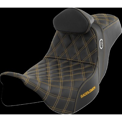 Scaun Pro Series SDC Performance - cu spătar - cusătură aurie SADDLEMEN SC80807GOLRT Scaun Pro Series SDC Performance - cu spătar - cusătură aurie SADDLEMEN SC80807GOLRT