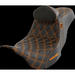 Scaun de performanță Pro Series SDC - cu spătar - cusătură portocalie SADDLEMEN SC80807ORART