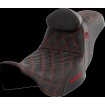 Șa Pro Series SDC Performance - cu spătar - cusătură roșie SADDLEMEN SC80807REDRT thumb
