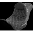 Șa Pro Series SDC Performance - cu spătar - cusătură argintie SADDLEMEN SC80807SILRT thumb