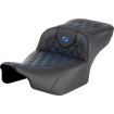 Șa RoadSofa - fără spătar - cusătură în rețea - cusătură albastră - extinsă SADDLEMEN 823-07-18401 Șa RoadSofa - fără spătar - cusătură în rețea - cusătură albastră - extinsă SADDLEMEN 823-07-18401 thumb