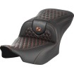 Șa RoadSofa - fără spătar - Honeycomb - cusătură portocalie SADDLEMEN 823-07-18903 thumb