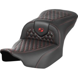 Șa RoadSofa - fără spătar - honeycomb - cusătură roșie SADDLEMEN 823-07-18904 Șa RoadSofa - fără spătar - honeycomb - cusătură roșie SADDLEMEN 823-07-18904