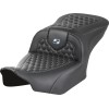 Șa RoadSofa - fără spătar - honeycomb - cusătură argintie SADDLEMEN 823-07-18905