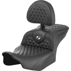 Șa RoadSofa - cu spătar - Honeycomb - cusătură albă SADDLEMEN 823-07-189B6 Șa RoadSofa - cu spătar - Honeycomb - cusătură albă SADDLEMEN 823-07-189B6