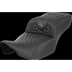 Șa RoadSofa - fără spătar - cusătură gri - extinsă SADDLEMEN 823-07-19002