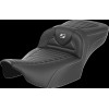 Șa RoadSofa - fără spătar - carbon - extinsă SADDLEMEN 823-07-20500