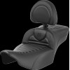 Șa RoadSofa - cu spătar - carbon - extinsă SADDLEMEN 823-07-205B0