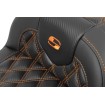 Șa RoadSofa - fără spătar - carbon - cusătură portocalie SADDLEMEN 823-07-20603 Șa RoadSofa - fără spătar - carbon - cusătură portocalie SADDLEMEN 823-07-20603 thumb