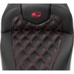 Șa RoadSofa - fără spătar - carbon - cusătură roșie SADDLEMEN 823-07-20604 Șa RoadSofa - fără spătar - carbon - cusătură roșie SADDLEMEN 823-07-20604 thumb