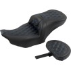 Șa RoadSofa - cu spătar - fibră de carbon - cusătură albastră SADDLEMEN 823-07-206B1 Șa RoadSofa - cu spătar - fibră de carbon - cusătură albastră SADDLEMEN 823-07-206B1 thumb
