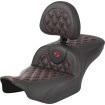Șa RoadSofa - cu spătar - carbon - cusătură roșie SADDLEMEN 823-07-206B4 Șa RoadSofa - cu spătar - carbon - cusătură roșie SADDLEMEN 823-07-206B4 thumb