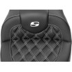 Șa RoadSofa - cu spătar - carbon - cusătură albă SADDLEMEN 823-07-206B6 Șa RoadSofa - cu spătar - carbon - cusătură albă SADDLEMEN 823-07-206B6 thumb