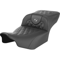 Șa RoadSofa - fără spătar - carbon - cusătură gri - extinsă SADDLEMEN 823-07-20702 Șa RoadSofa - fără spătar - carbon - cusătură gri - extinsă SADDLEMEN 823-07-20702
