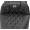 Șa RoadSofa - fără spătar - carbon - cusătură gri - extinsă SADDLEMEN 823-07-20702 Șa RoadSofa - fără spătar - carbon - cusătură gri - extinsă SADDLEMEN 823-07-20702 thumb