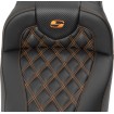 Șa RoadSofa - fără spătar - carbon - cusătură portocalie - extinsă SADDLEMEN 823-07-20703 Șa RoadSofa - fără spătar - carbon - cusătură portocalie - extinsă SADDLEMEN 823-07-20703 thumb