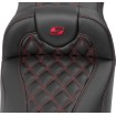 Șa RoadSofa - fără spătar - carbon - cusătură roșie - extinsă SADDLEMEN 823-07-20704 Șa RoadSofa - fără spătar - carbon - cusătură roșie - extinsă SADDLEMEN 823-07-20704 thumb