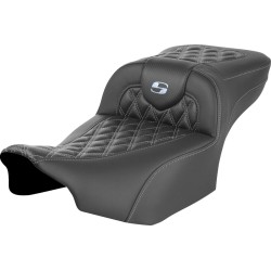Șa RoadSofa - fără spătar - carbon - cusături argintii - extinsă SADDLEMEN 823-07-20705