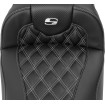 Șa RoadSofa - fără spătar - carbon - cusături argintii - extinsă SADDLEMEN 823-07-20705 Șa RoadSofa - fără spătar - carbon - cusături argintii - extinsă SADDLEMEN 823-07-20705 thumb