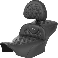 Șa RoadSofa - cu spătar - carbon - cusătură gri - extinsă SADDLEMEN 823-07-207B2 Șa RoadSofa - cu spătar - carbon - cusătură gri - extinsă SADDLEMEN 823-07-207B2