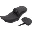 Șa RoadSofa - cu spătar - carbon - cusătură gri - extinsă SADDLEMEN 823-07-207B2 thumb