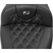 Șa RoadSofa - cu spătar - carbon - cusătură gri - extinsă SADDLEMEN 823-07-207B2 thumb