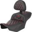 Șa RoadSofa - cu spătar - fibră de carbon - cusătură roșie - extinsă SADDLEMEN 823-07-207B4 Șa RoadSofa - cu spătar - fibră de carbon - cusătură roșie - extinsă SADDLEMEN 823-07-207B4 thumb