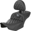 Șa RoadSofa - cu spătar - carbon - cusături argintii - extinsă SADDLEMEN 823-07-207B5 Șa RoadSofa - cu spătar - carbon - cusături argintii - extinsă SADDLEMEN 823-07-207B5 thumb