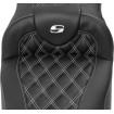 Șa RoadSofa - cu spătar - carbon - cusătură albă - extinsă SADDLEMEN 823-07-207B6 Șa RoadSofa - cu spătar - carbon - cusătură albă - extinsă SADDLEMEN 823-07-207B6 thumb