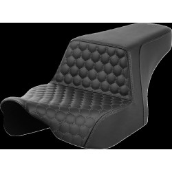 Șa în trepte - față honeycomb - cusături gri SADDLEMEN 823-07-17702 Șa în trepte - față honeycomb - cusături gri SADDLEMEN 823-07-17702